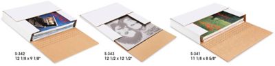 White Easy-Fold Mailers
