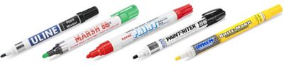 Marsh® Paint Markers - Yellow H-257Y - Uline