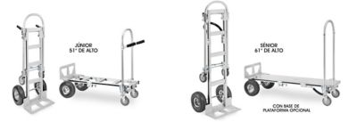 Uline Diablitos de Aluminio Convertibles