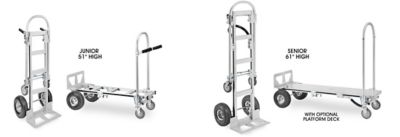 Uline Convertible Aluminum Hand Trucks