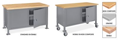 Établis à armoire