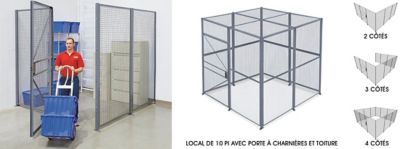 Locaux de sécurité en fil de métal – Préconfiguré