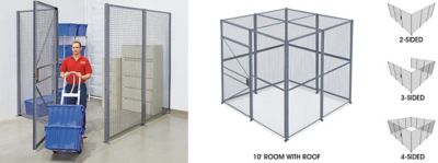 Preconfigured Wire Security Rooms
