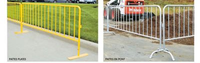 Barrières de sécurité portatives