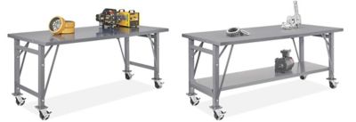 Tables d'assemblage mobiles en acier