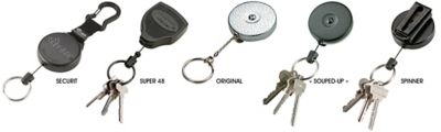 Porte-clés Détachable En Métal – Libération Rapide, Double Anneau, Alliage De Zinc, 7 Coloris, Pour Clés De Voiture, Maison, Bureau