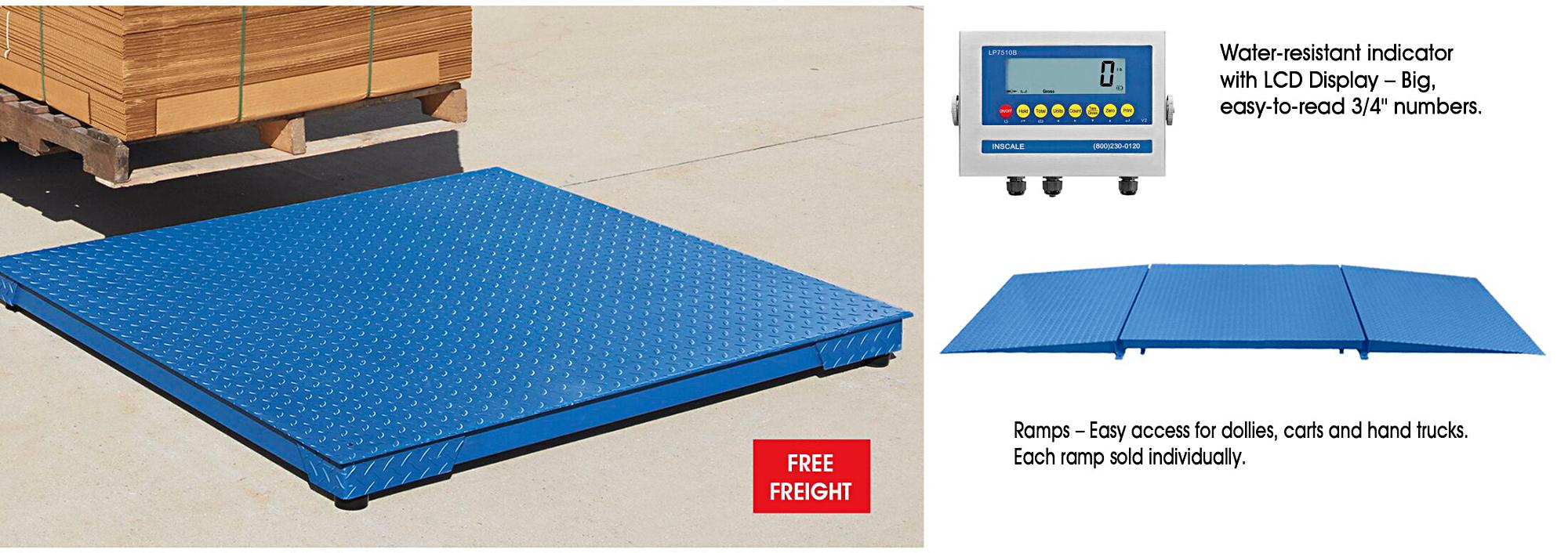 All-Weather Low Profile Floor Scales