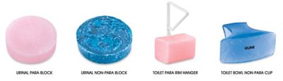 Urinal Blocks and Rim Hangers