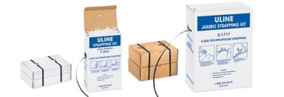 Uline – Ensembles de feuillard de cerclage en polypropylène