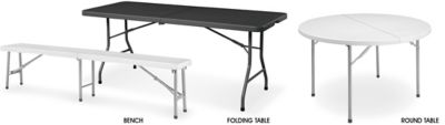 Economy Fold-In-Half Tables