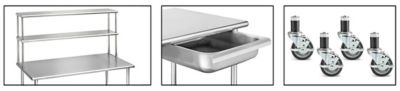 Stainless Steel Worktable Accessories