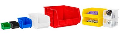 Uline – Bacs empilables en plastique