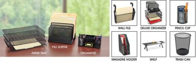 Wire Mesh Desk Accessories