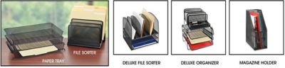 Wire Mesh File Organizers