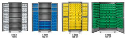 Mobile Bin Storage Cabinets