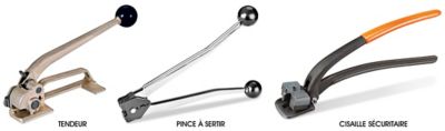 Outils de luxe pour feuillard de cerclage en acier