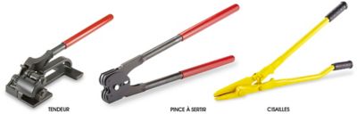Outils de feuillard de cerclage haute résistance en acier