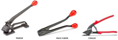 Outils standard pour feuillard de cerclage en acier