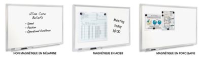 Tableaux effaçables à sec
