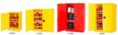Armoires de rangement pour produits inflammables
