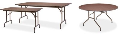 Tables pliantes stratifiées