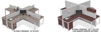 Sistemas Modulares de Oficinas Privadas - Colección Urbana, Crucetas