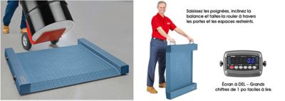 Uline – Balances de plancher portatives