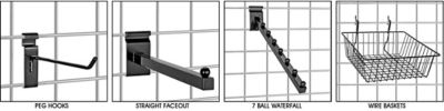 Gridwall Metal Accessories