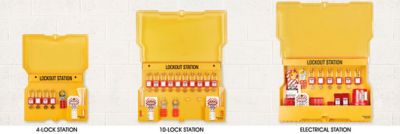 Lockout / Tagout Stations, Pad Lock Station in Stock ULINE.ca