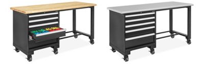 Établis modulaires mobiles à tiroirs