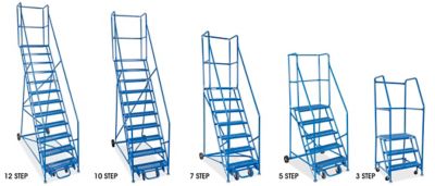 Grip Step Rolling Ladders