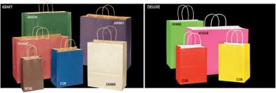 Colored Shopping Bags