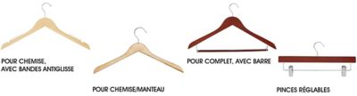 Cintres en bois
