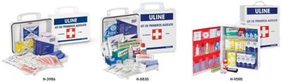 Uline Kits de Primeros Auxilios en Existencia - ULINE