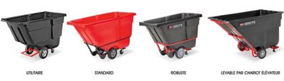 Rubbermaid<sup><small>MD</small></sup> – Chariots à bascule