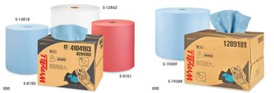 WypAll<sup>&reg;</sup> Heavy Duty X80 and X90 Wipers