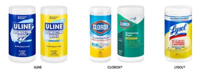 Lysol® & Clorox® Disinfecting Wipes in Stock ULINE