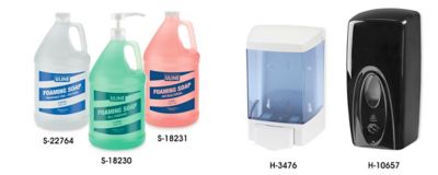 Uline Bulk Foaming Soap / Dispensers