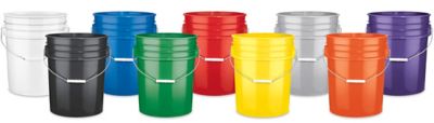 Square Buckets, Square Plastic Buckets with Lids in Stock - ULINE