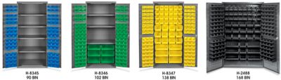 Stackable Bin Storage Cabinets