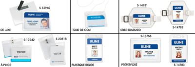 Supports pour porte-noms