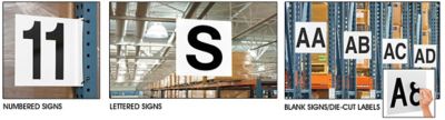 Heavy Duty Aisle Signs