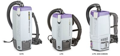 Aspirateurs dorsaux industriels