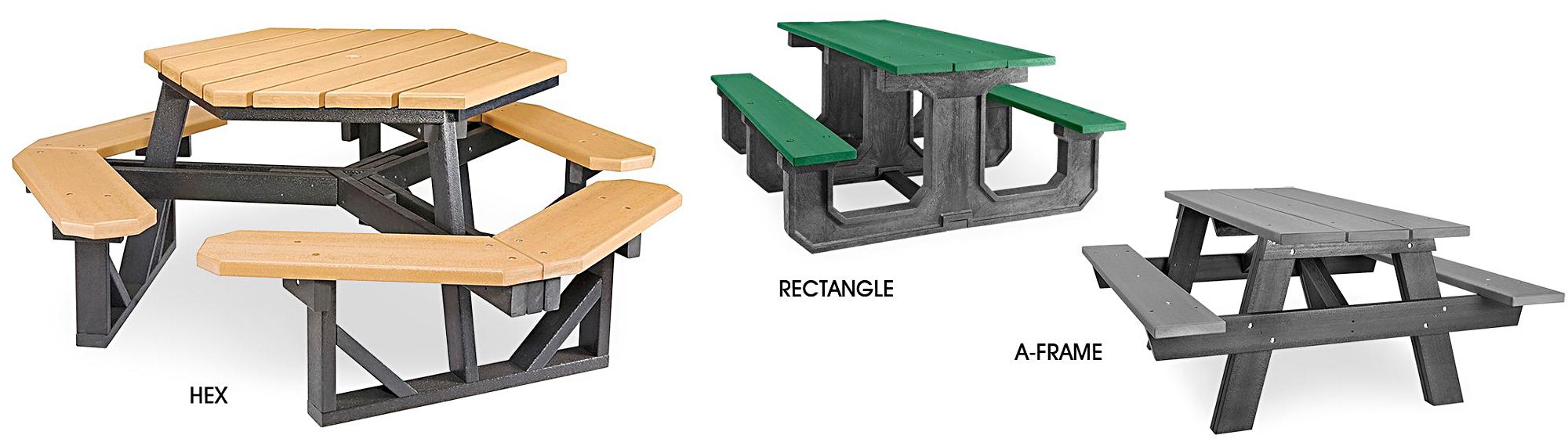 Recycled Plastic Picnic Tables