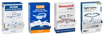 Lingettes pour lunettes de sécurité