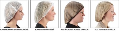 Bonnets bouffants/filets à cheveux