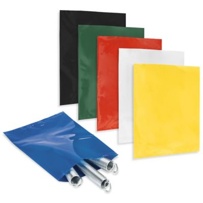 Colored plastic clearance bags