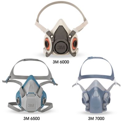 3M 52P71 – Respirateur à demi-masque – Moyen H-3390 - Uline