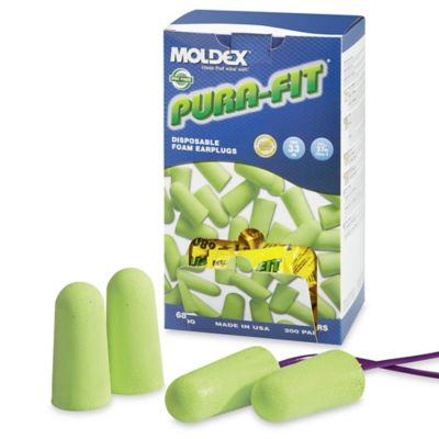 Pura-Fit® Foam Earplugs  NRR 33 Hearing Protection from Moldex