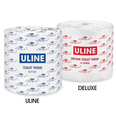 Double Roll Toilet Tissue Dispenser - Stainless Steel - ULINE - H-2546